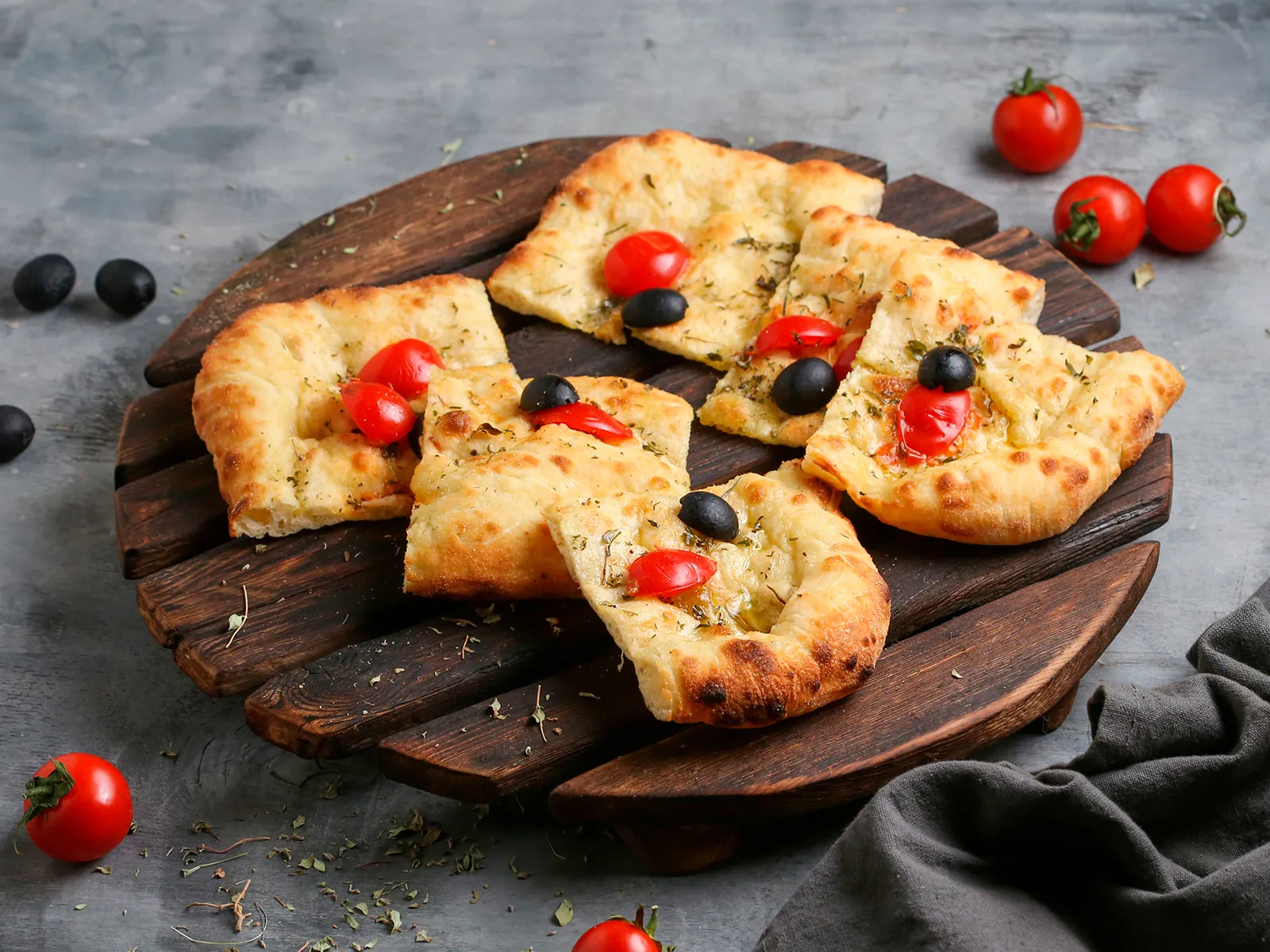 Italian focaccia bread