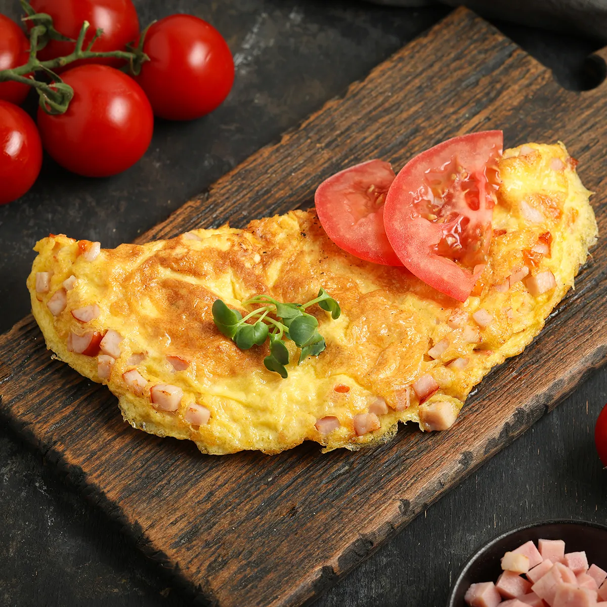 omelette-with-ham