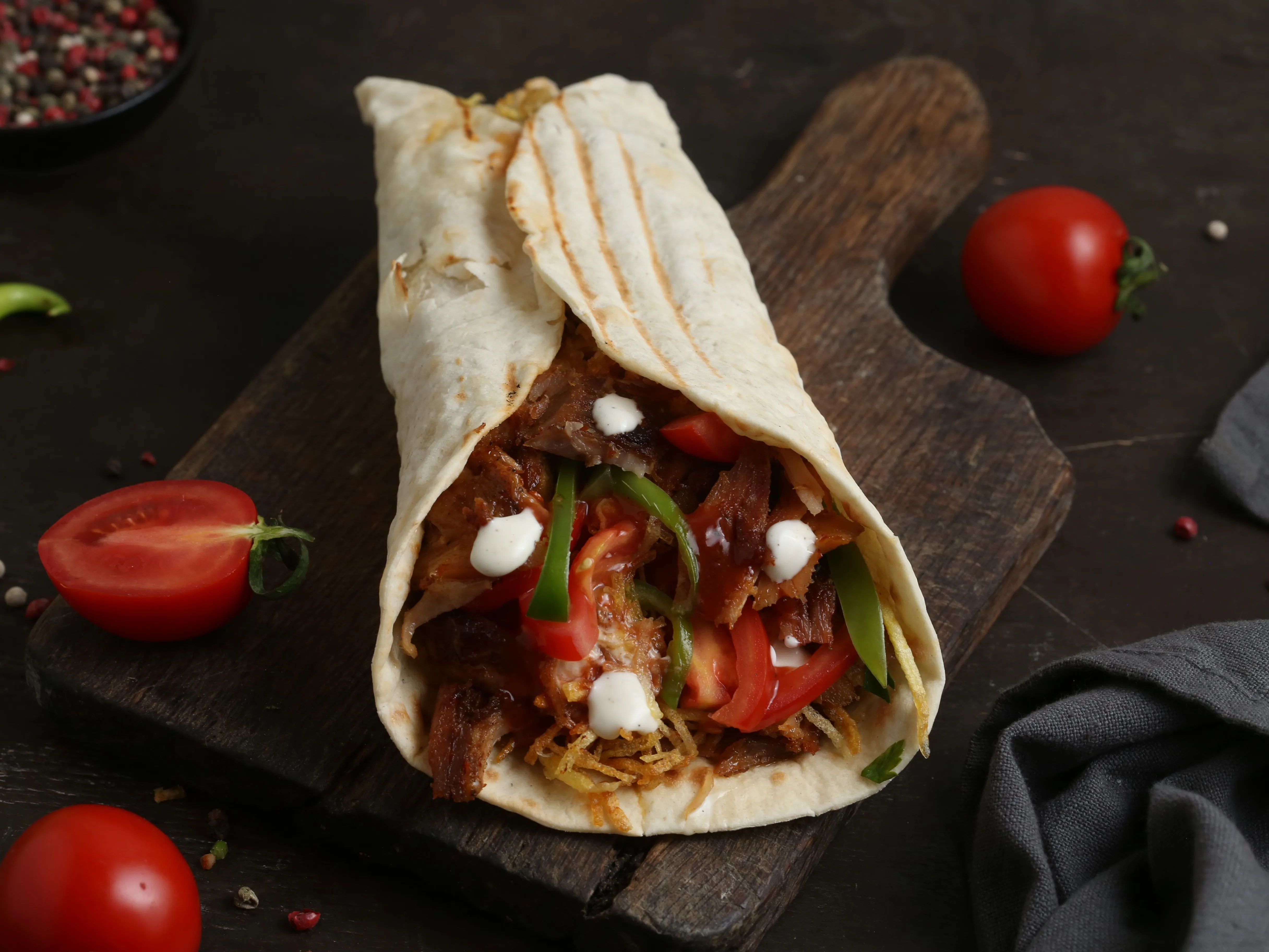 pork-shawarma-in-pitta-bread