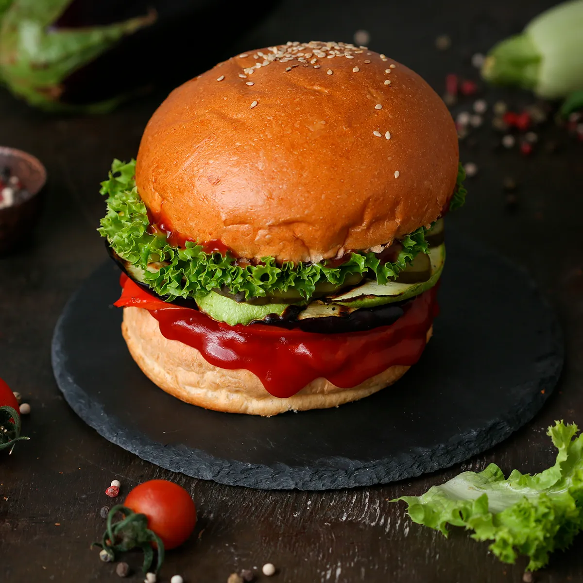 grilled-veggie-burger