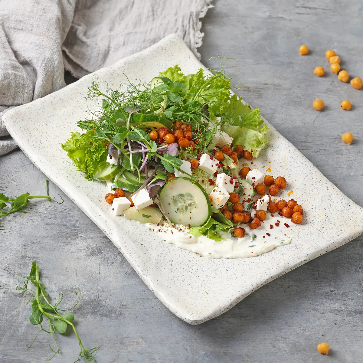 cucumber-chickpeas-feta-salad