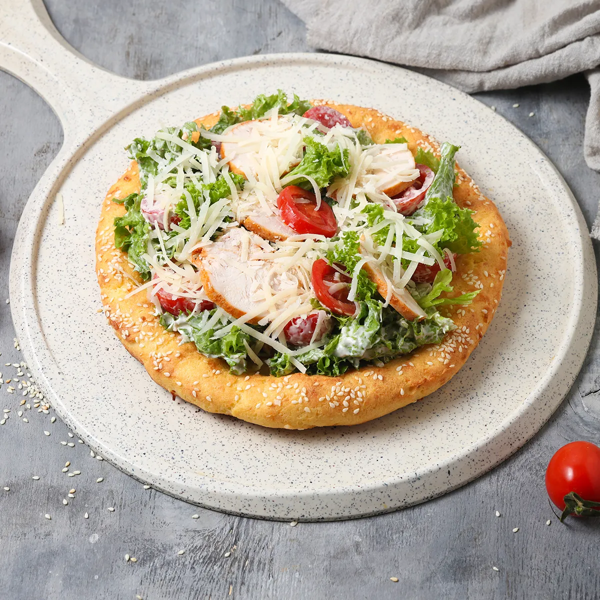 healthy-caesar-pizza