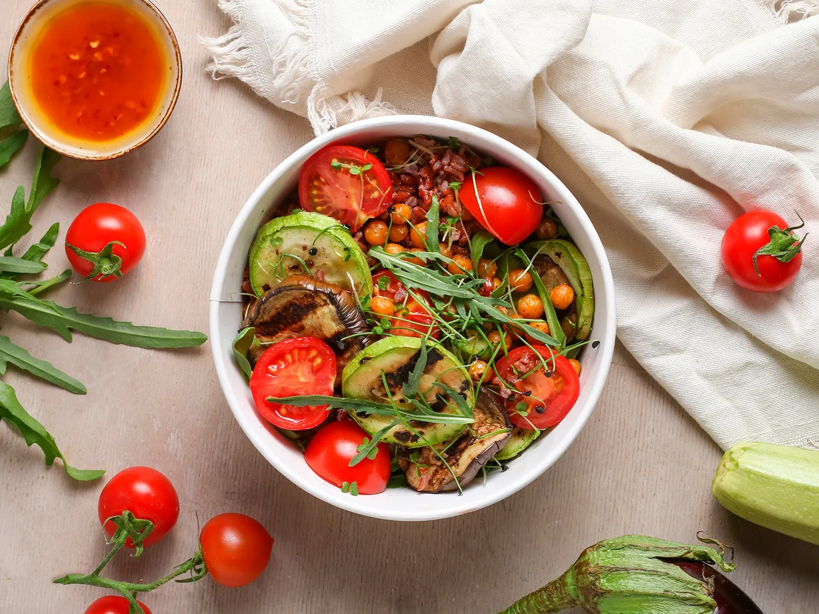 chickpea-red-rice-bowl