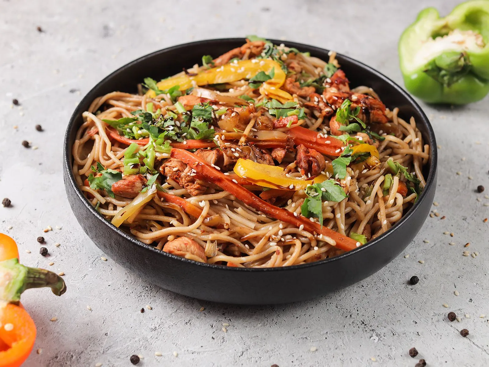 chicken-spaghetti-chinese-style