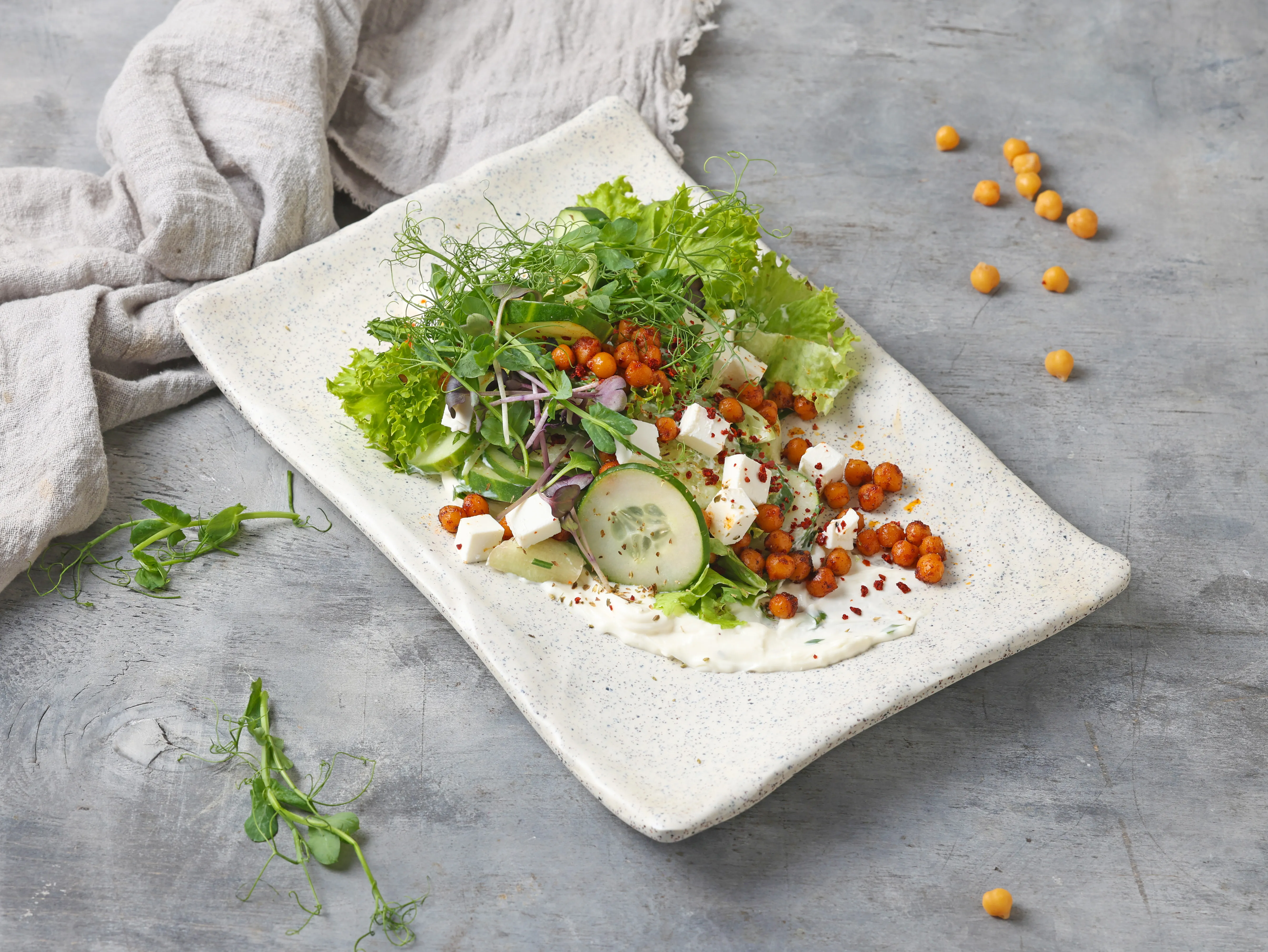 cucumber-chickpeas-feta-salad