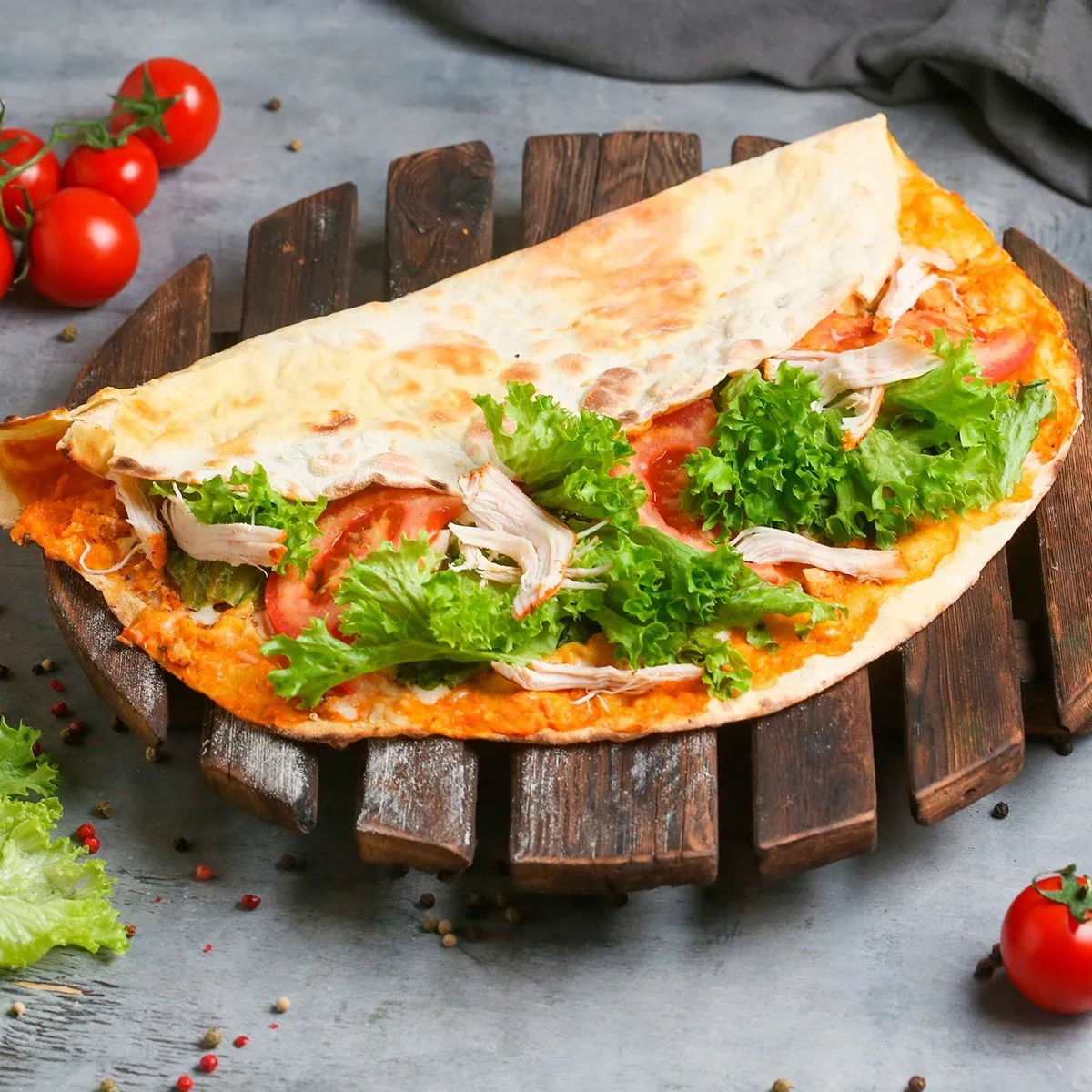 chicken-piadina